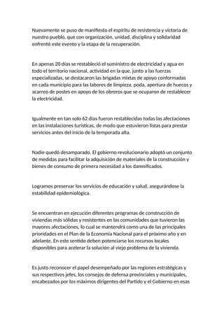 Nuevamente se puso de manifiesto el espíritu de resistencia y victoria de
nuestro pueblo, que con organización, unidad, di...