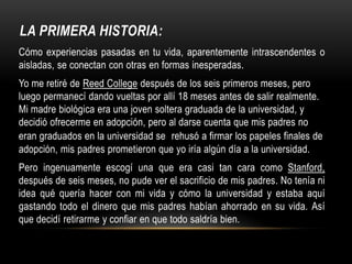 La segunda historia sobre el amor y la perdida. 