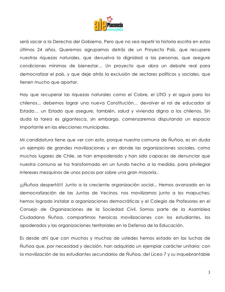 Discurso lanzamiento de campaña