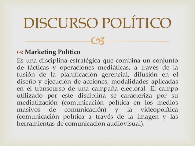 Discurso político