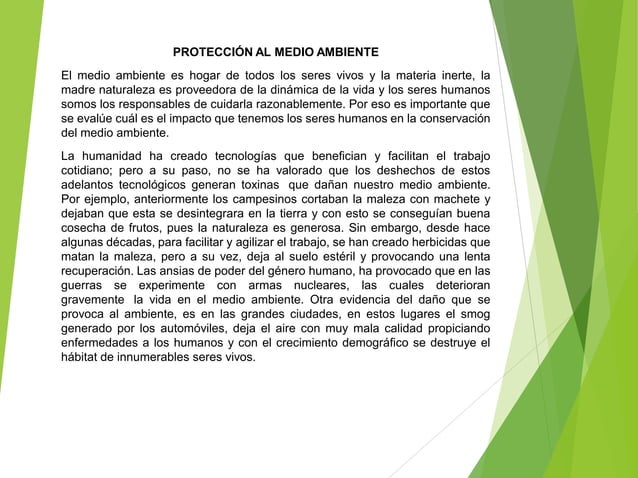 Discurso Sobre El Medio Ambiente Pdf
