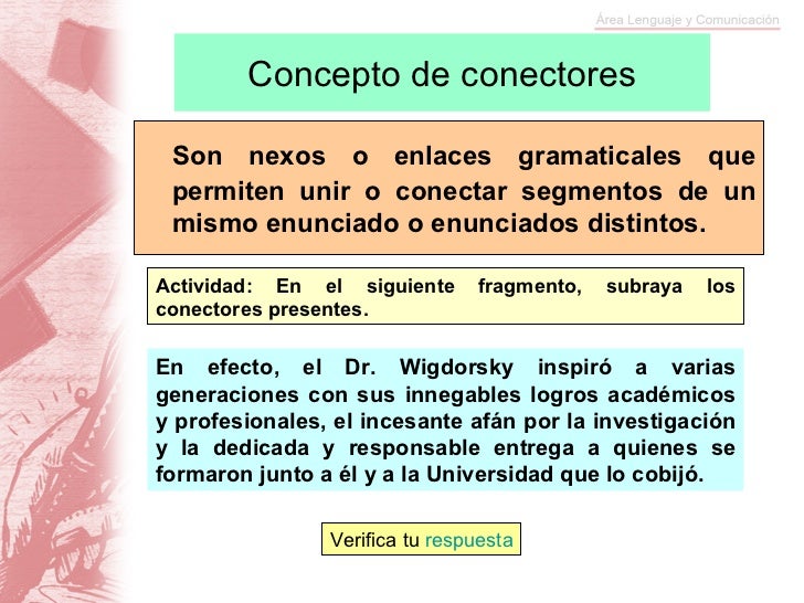 Discurso y conectores i