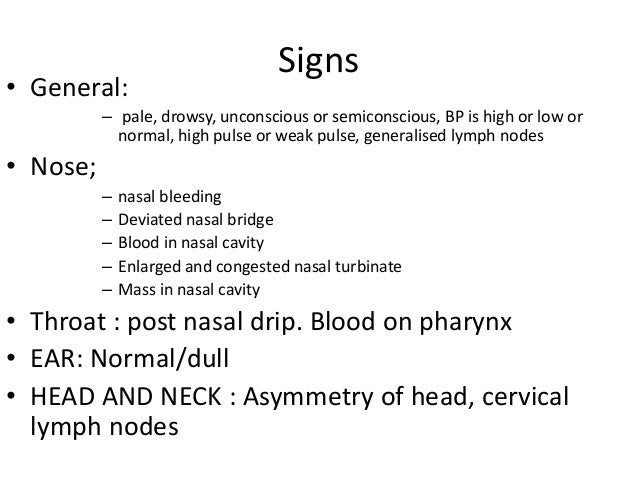 Nasal and Sinus Disorders Details