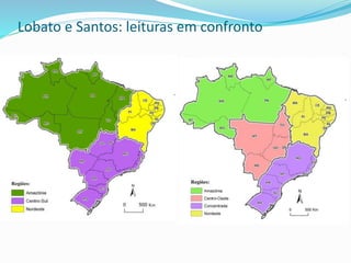 Lobato e Santos: leituras em confronto
 
