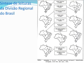 Discussões a cerca do conceito região