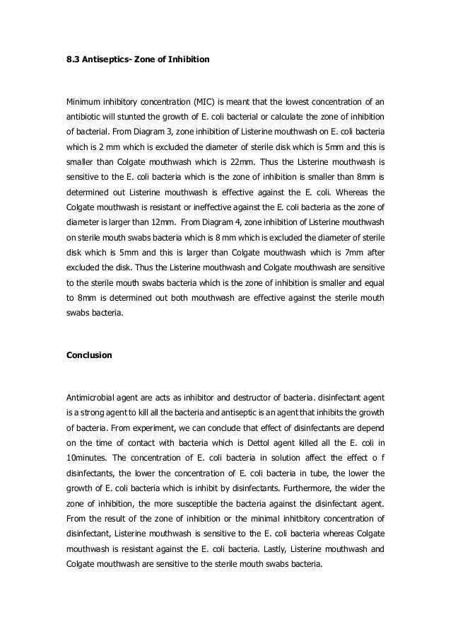 Serial dilution lab conclusion