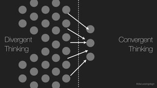Divergent
Thinking
Convergent
Thinking
#discussingdsgn
 