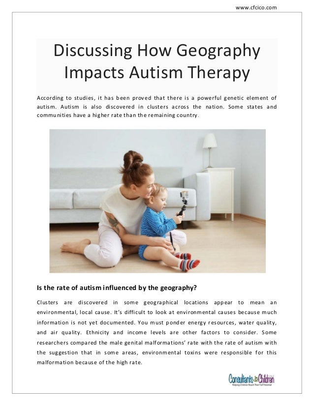 How Geography Influences Autism >> Discussing How Geography Impacts Autism Therapy Cfcico How Geography Influences Autism >> Discussing How Geography Impacts Autism Therapy Cfcico