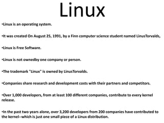 Linux ,[object Object]