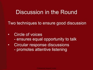 Designing Effective Class Discussions | PPT