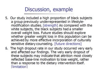 How to write a scientific research ( Discussion section) | PPTX