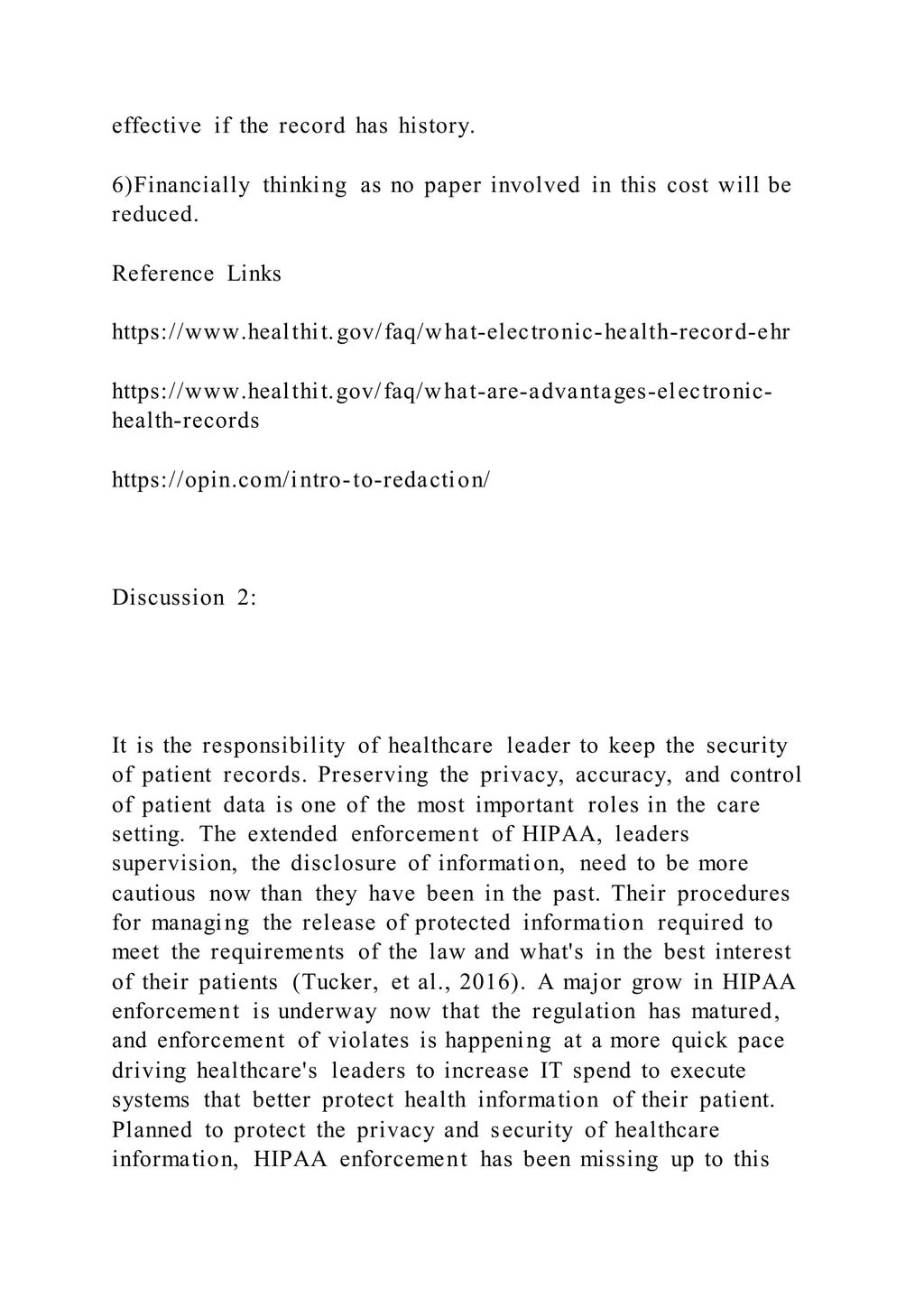Electronic Health Record Definition
