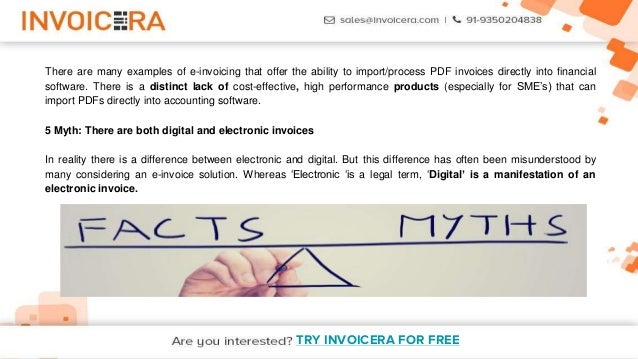 discussion 5 facts and myths about pdf invoices
