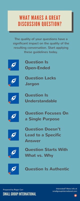 What Makes a Great Discussion Question? | PDF