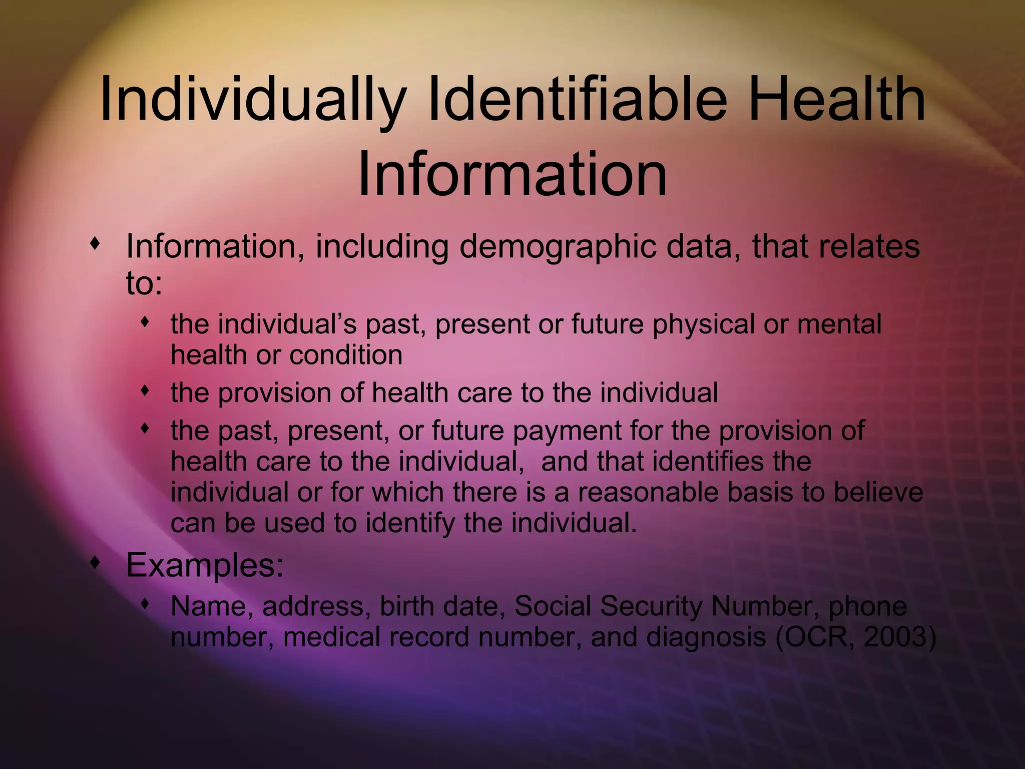 Confidentiality visual data 6