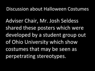 Discussion about Halloween Costumes ,[object Object]