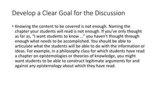 Discussion as a tool for learning | PPTX