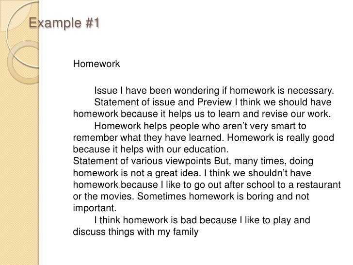 Essays about homework image