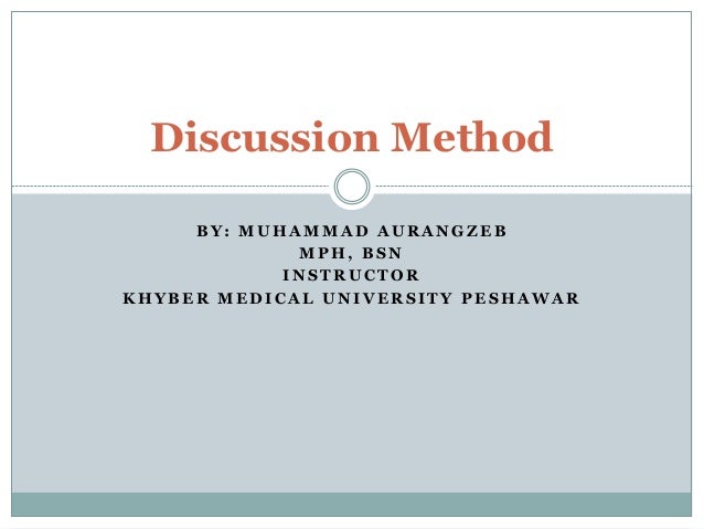 Discussion method