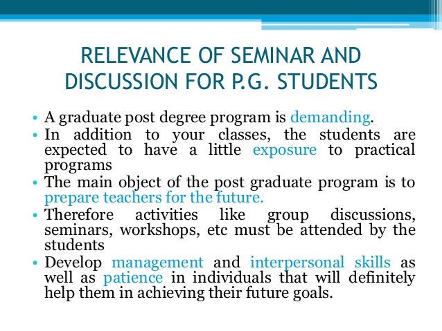 Relation between Discussion method and seminar method