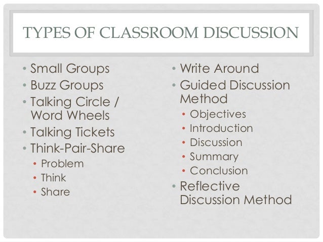 Discussion Method discussion-method