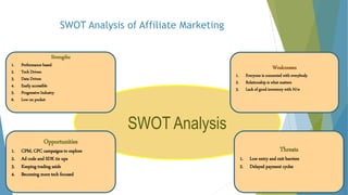 Discussion on affiliate marketing affiliate perspective