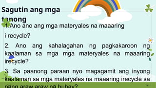 Discussions_Kahakagahan ng pagrerecycle (1).pptx