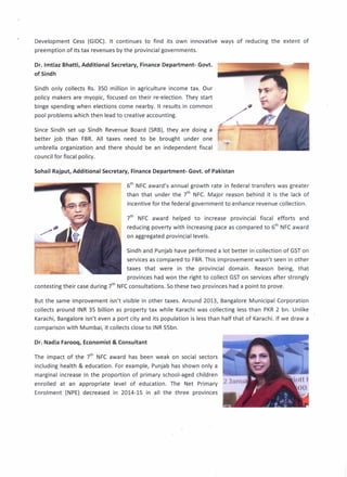 National Finance Commission (NFC) Reforms | PDF