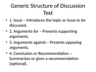 Discussion_Text_Materi_SMK fase E dan fase F | PPTX