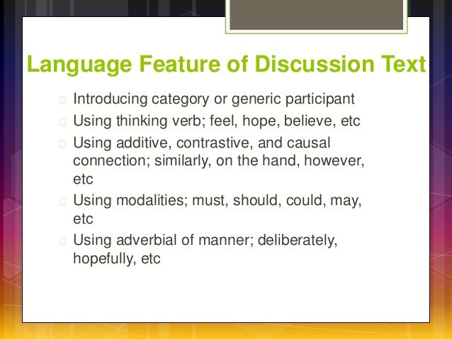 Contoh Discussion Text Ppt - Kimcil I