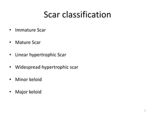 Scar Shape Classification Discuss keloid and hypertrophic scars | PDF