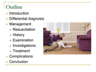 Discuss the differential diagnosis and management of a | PPTX