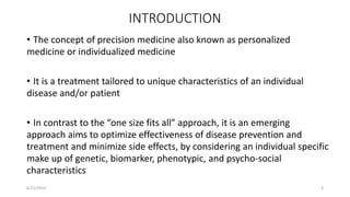 Discuss the role of precision medicine in breast cancer | PPTX