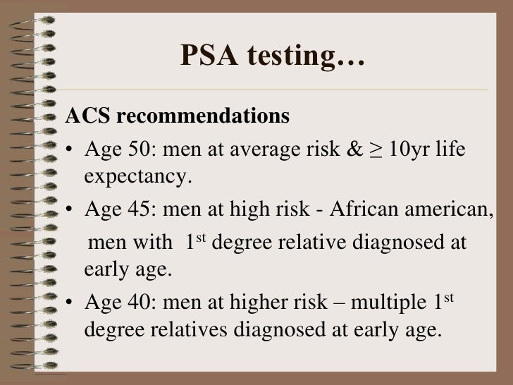 Normal Psa Levels By Age Chart