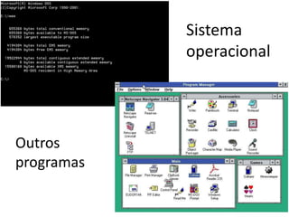 Sistema operacionalOutros programas 