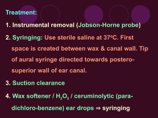 diseaes of external ear undergraduate ppt | PPT
