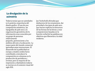 La Neue Grafik y el deseo de ordenEsta aproximación más austera también fue adoptada por JosefMuilerBrockmam, Carlos Vvarelli, Hans Neuberg  y Richard Paul Lohse, quienes en su actividad individual buscaron activamente una expresión visual universal. Neue Grafik contenía cuatro columnas y tres bandas horizontales o zonas espaciales que organizaban todo el contenido, incluyendo las imágenes.