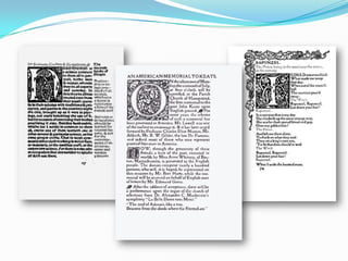 El  proyecto mas ambicioso de Morris en este campo fue  "The Works of Geoffrey Chaucer“ publicado en 1894. las ilustraciones de este libro junto con los bloques de titulares y las iniciales grabadas, se integraron mediates relaciones de tamañoa mediate relaciones de tamaño.Este libro marcó la transición entre los manuscritos mediebales.