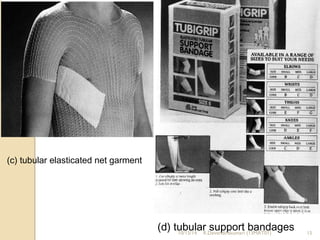 (c) tubular elasticated net garment 
(d) tubular support bandages 10/15/14 R.Devendirakumari (13MAT01) 15 
 