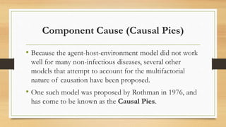 • Most diseases are caused by the cumulative effect of
multiple causal components acting (“interacting”)
together.
• Thus,...