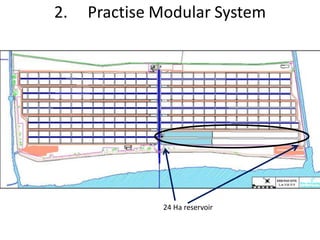 2. Practise Modular System
24 Ha reservoir
 