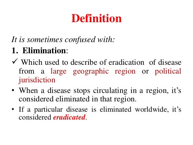 disease-eradication