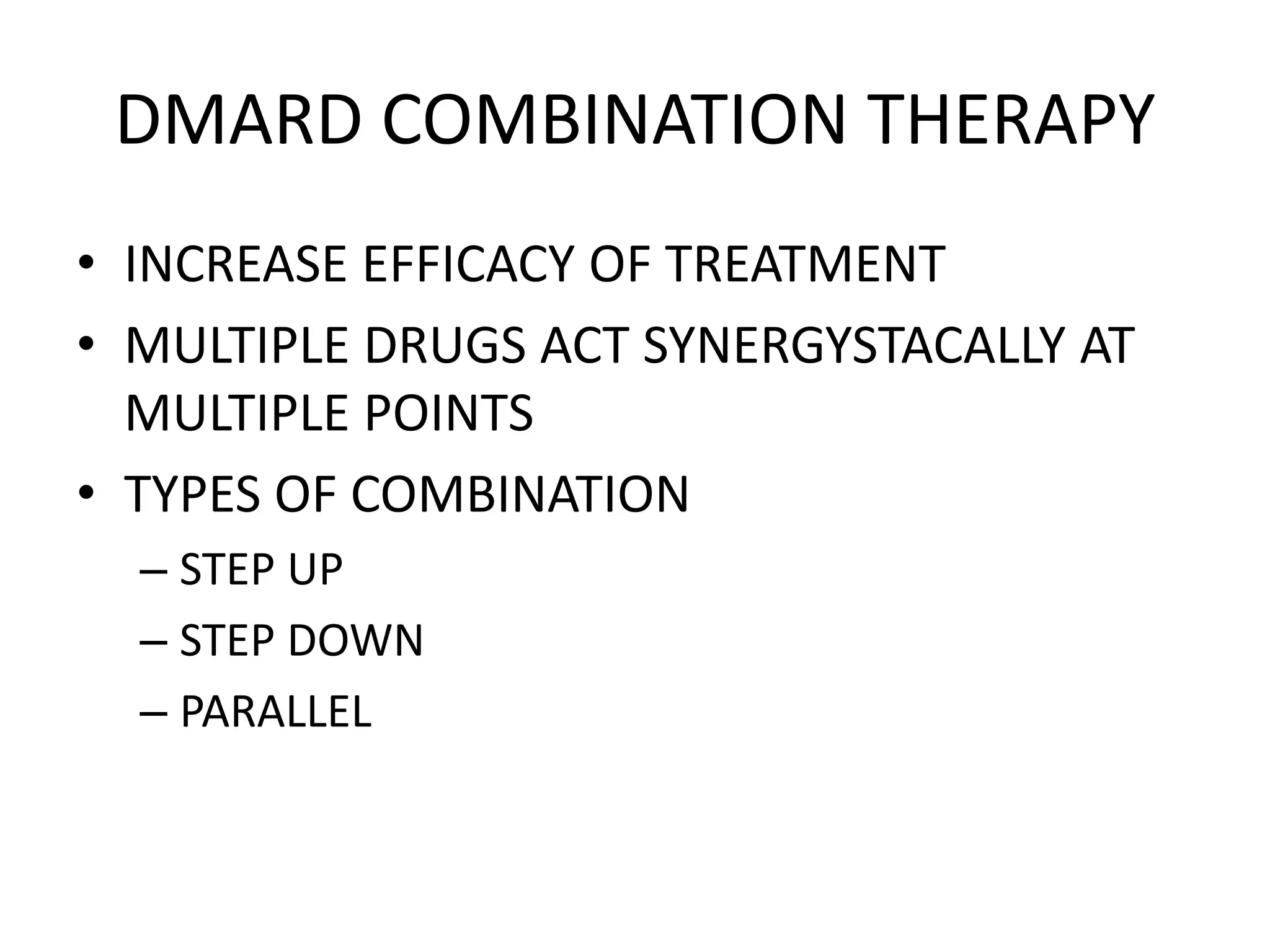Disease modifying anti rheumatoid drugs in rheumatoid arhtritis | PPT