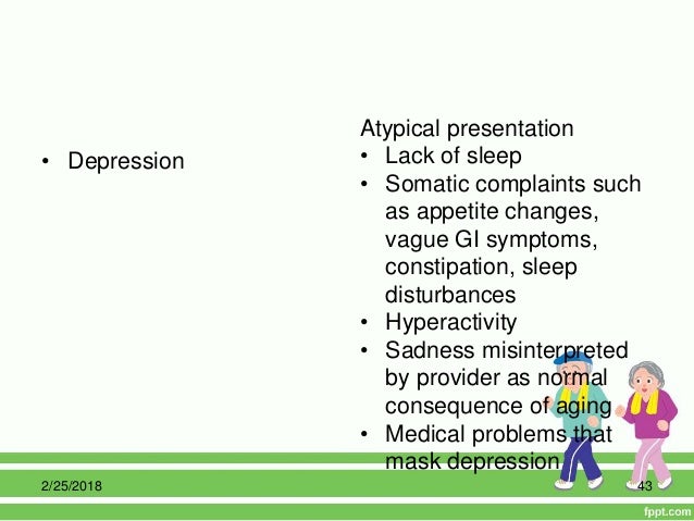 Disease Presentation In Elderly