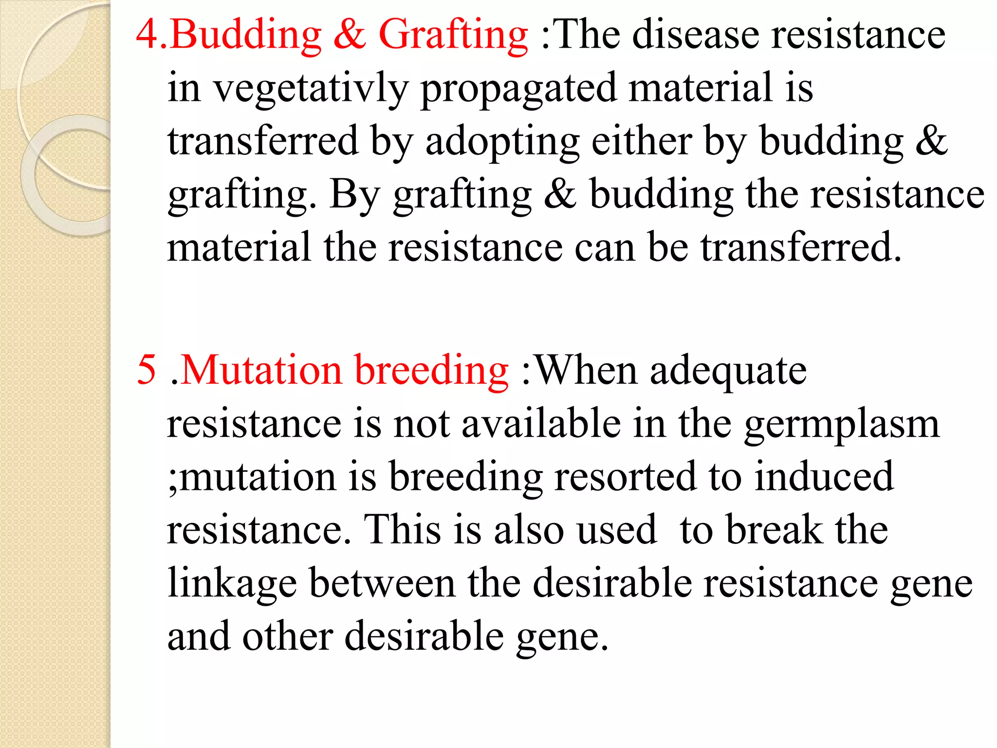 Disease resistance rice | PPTX