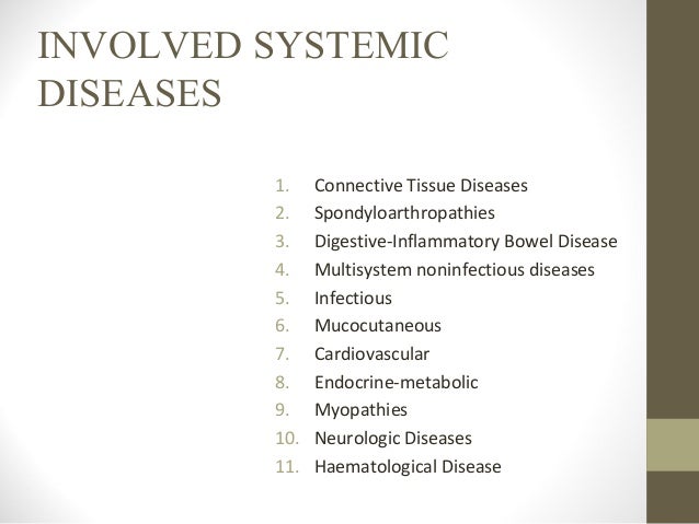 Ophthalmological manifestations of systemic diseases