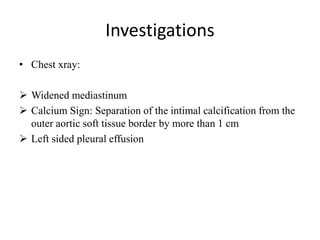 Diseases of aorta | PPTX