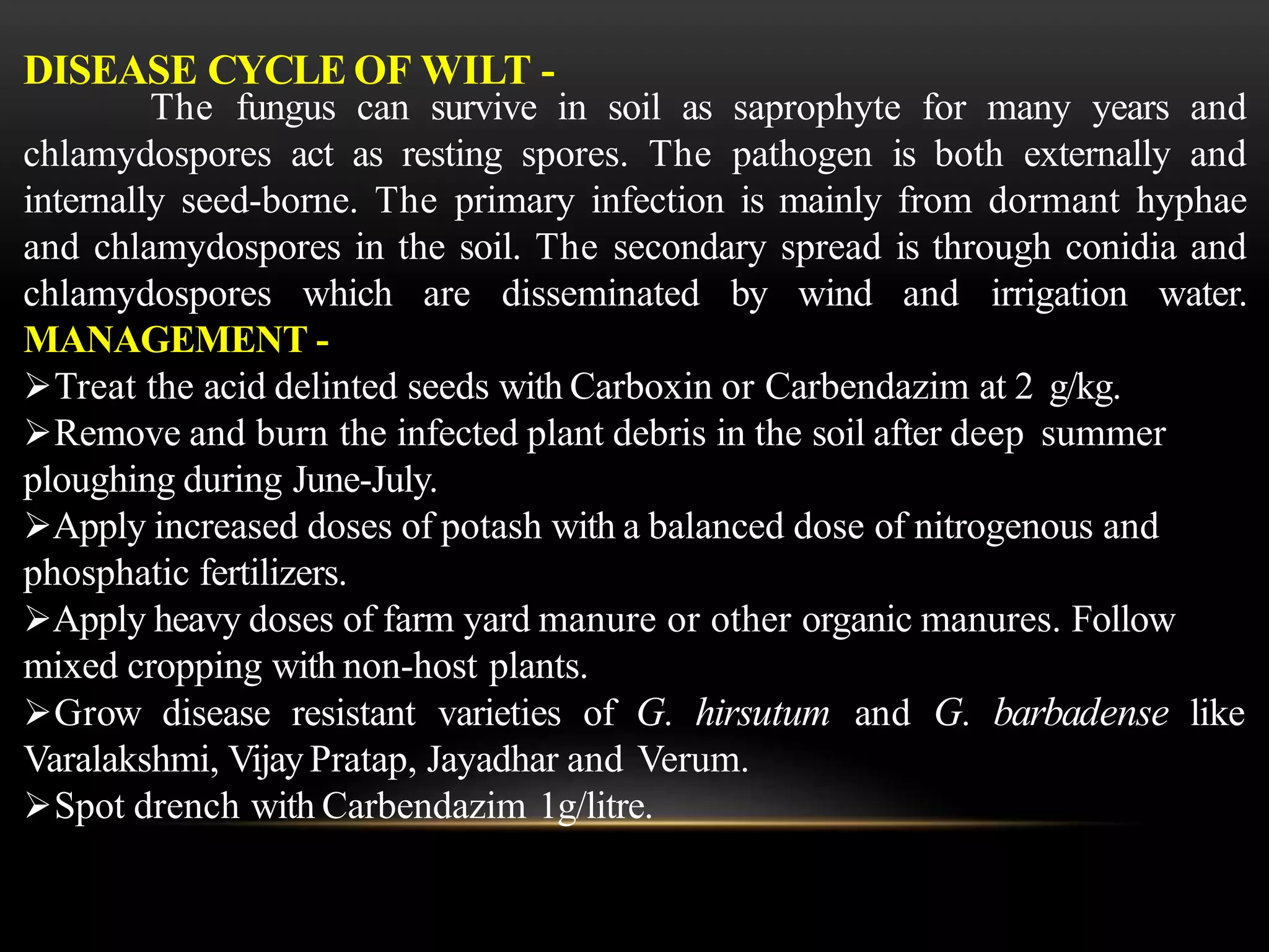 Diseases of cotton | PPTX
