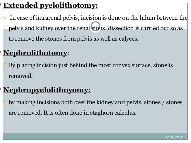 Diseases of excretory system