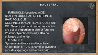 DISEASES OF EXTERNAL EAR powerpoint for Pg | PPTX